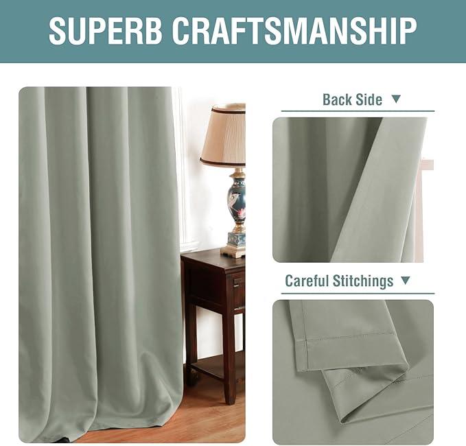 Light Green Blackout Curtains