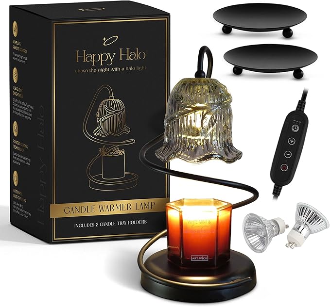 Candle Warmer Lamp with Dimmer & Timer