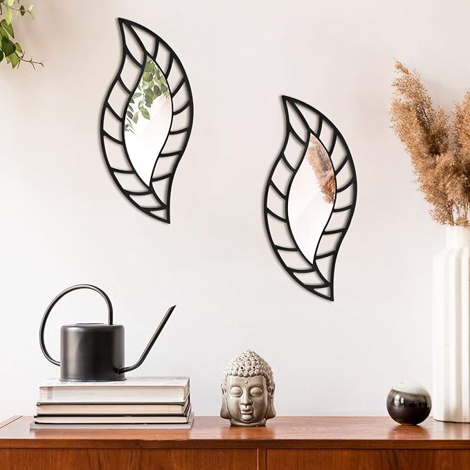 Roowest 2 Pcs Decorative Mirror