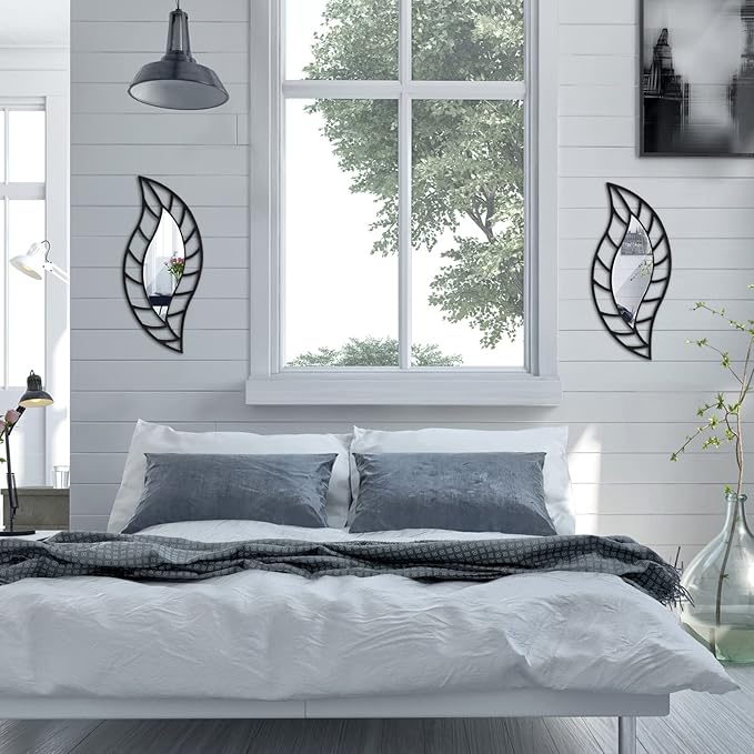 Roowest 2 Pcs Decorative Mirror