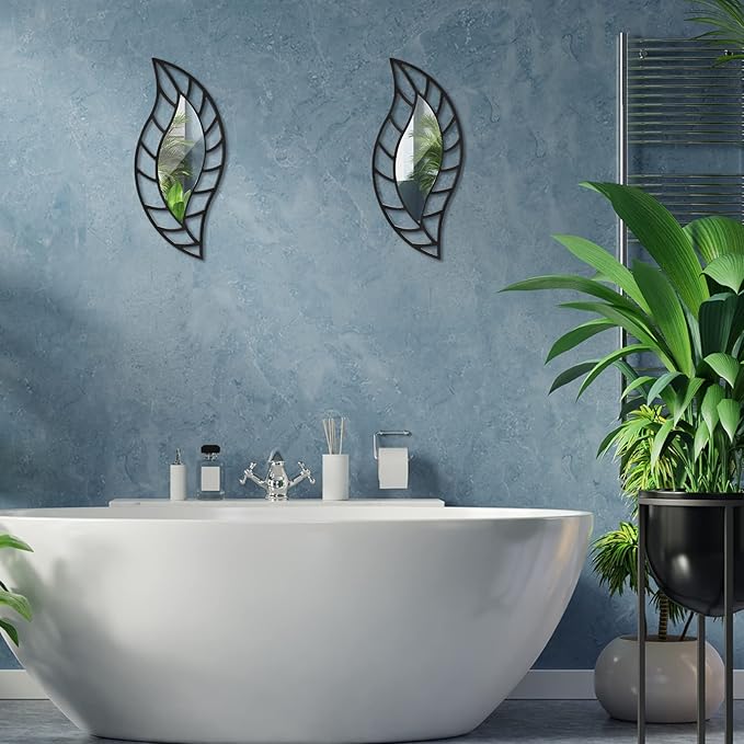 Roowest 2 Pcs Decorative Mirror