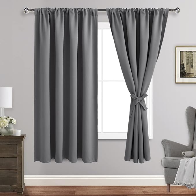 Grey Blackout Curtains