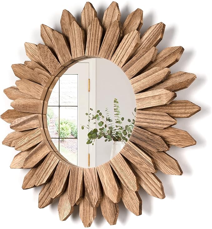 3 Pack Metal Mirrors for Wall