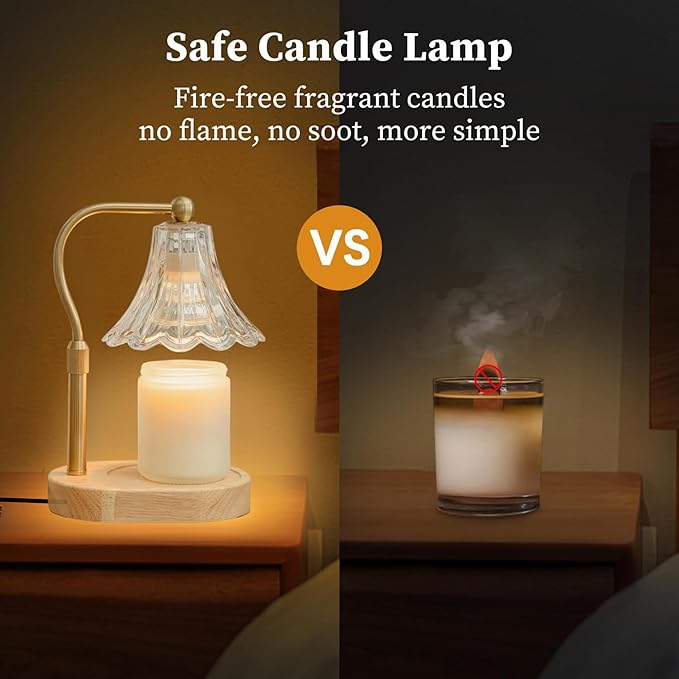 Candle Warmer Lamp with Timer Dimmer