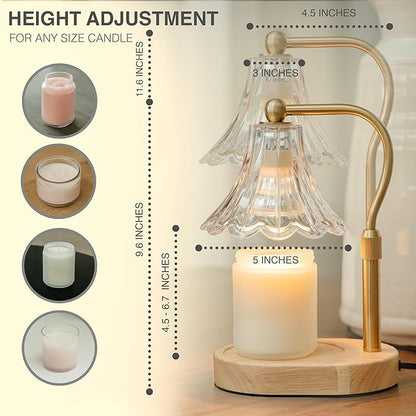 Candle Warmer Lamp with Timer Dimmer