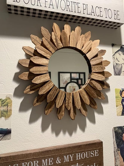 3 Pack Metal Mirrors for Wall