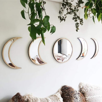 5 Pieces Acrylic Wall Decorative Mirror