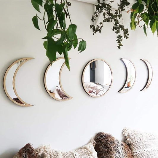 5 Pieces Acrylic Wall Decorative Mirror