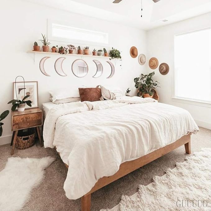 5 Pieces Acrylic Wall Decorative Mirror