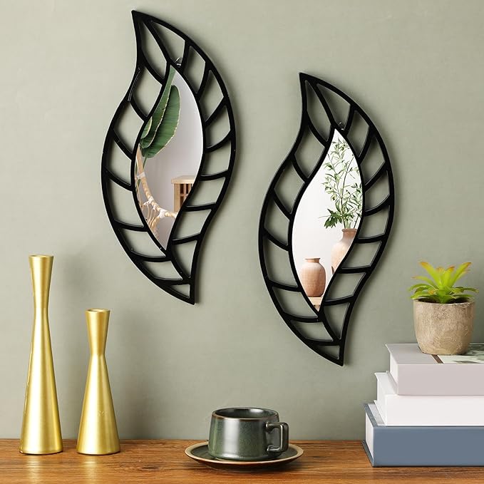 Roowest 2 Pcs Decorative Mirror