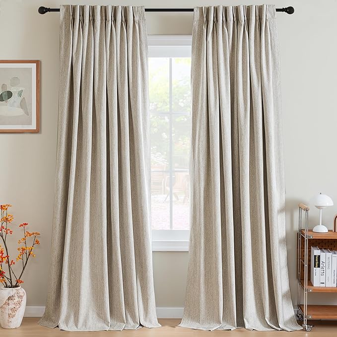 Pinch Pleated Full Blackout Curtains