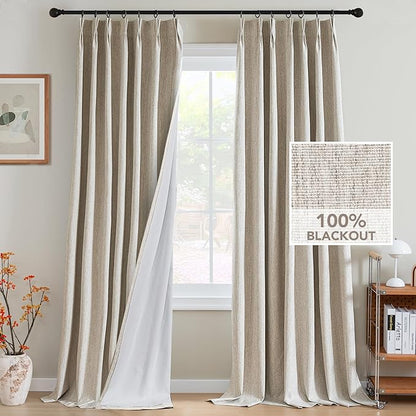 Pinch Pleated Full Blackout Curtains